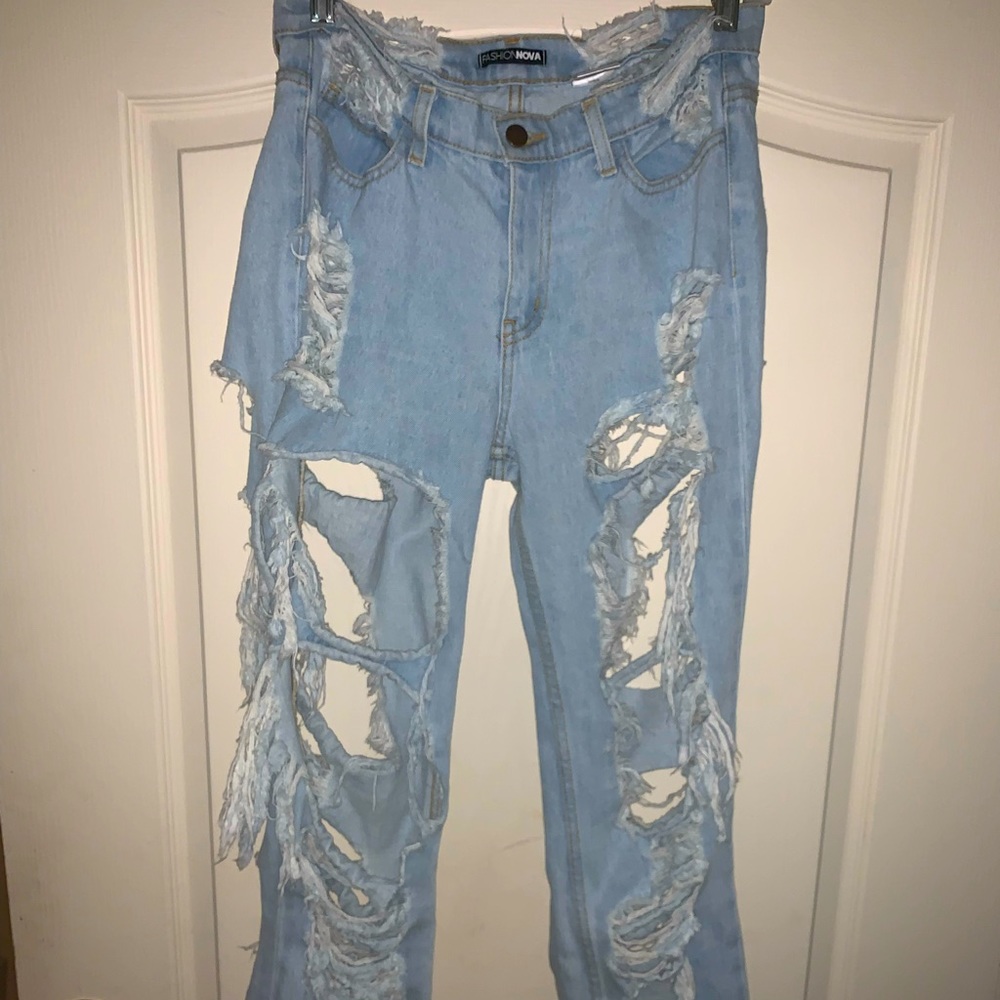 Fashion Nova Ripped Jeans